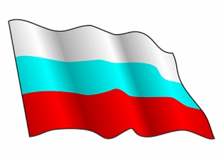 Наклейка на авто "Флаг Российской федерации"