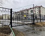 Изготовление и монтаж откатных ворот для школы № 23, г. Краснотурьинск