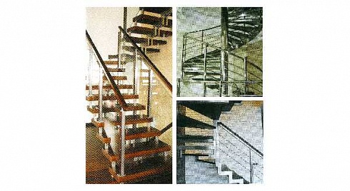 Лестницы и ограждения (металл, стекло, дерево, камень)