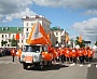 Оформление праздничной колонны предприятия г. Краснотурьинск