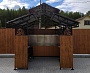 Изготовление и монтаж кованой зоны для барбекю