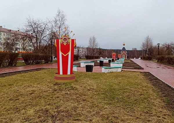 Изготовление и монтаж стел  к 9 мая