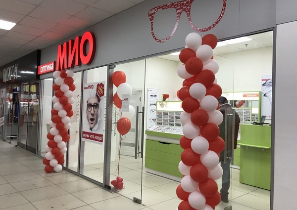 Изготовление и монтаж вывески оптики "МИО", г Краснотурьинск