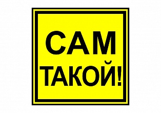 Наклейка на авто "Сам такой"