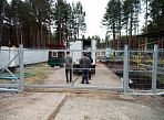 Изготовление откатных ворот, калитки и забора для детского загородного лагеря "Восход"