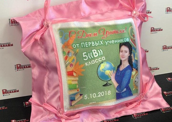 Изготовление сувенирных подушек 