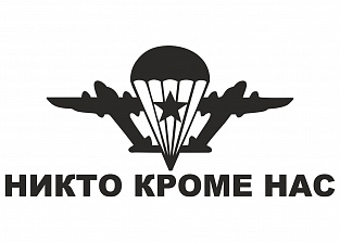 Наклейка на авто "Никто кроме нас"