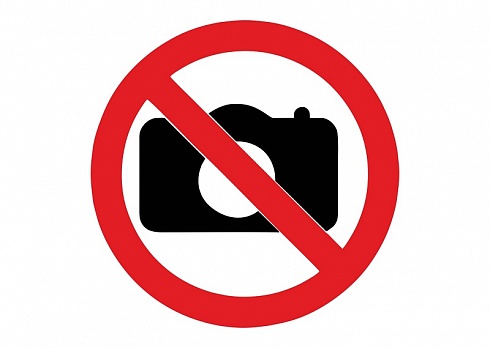 Наклейка "Фотосъемка запрещена"