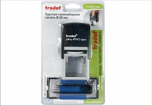 Круглая самонаборная печать Trodat 46040_typo