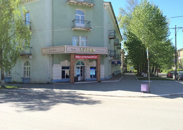 Изготовление и мотаж вывески кафе "Турья" г. Краснотурьинск