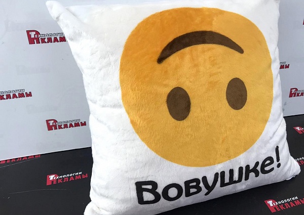 Изготовление плюшевой сувенирной подушки