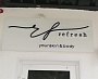 Изготовление и монтаж вывески для студии "Refresh", Краснотурьинск