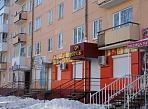 Облицовка вентилируемых фасадов, магазин "Дом Посуды" г. Карпинск