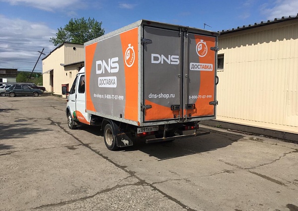 Оклейка газели для DNS, Североуральск
