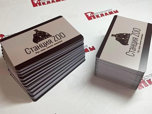 Изготовление дисконтных карт для магазина "Станция ZOO", Краснотурьинск