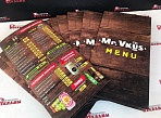 Разработка и печать меню для кафе Mr.Vkus, Краснотурьинск